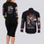 Uzui Tengen Demon Slayer Couples Matching Long Sleeve Bodycon Dress and Long Sleeve Button Shirt Anime Style