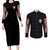 Kurosaki Ichigo TYBWA Bleach Couples Matching Long Sleeve Bodycon Dress and Long Sleeve Button Shirt Anime Style