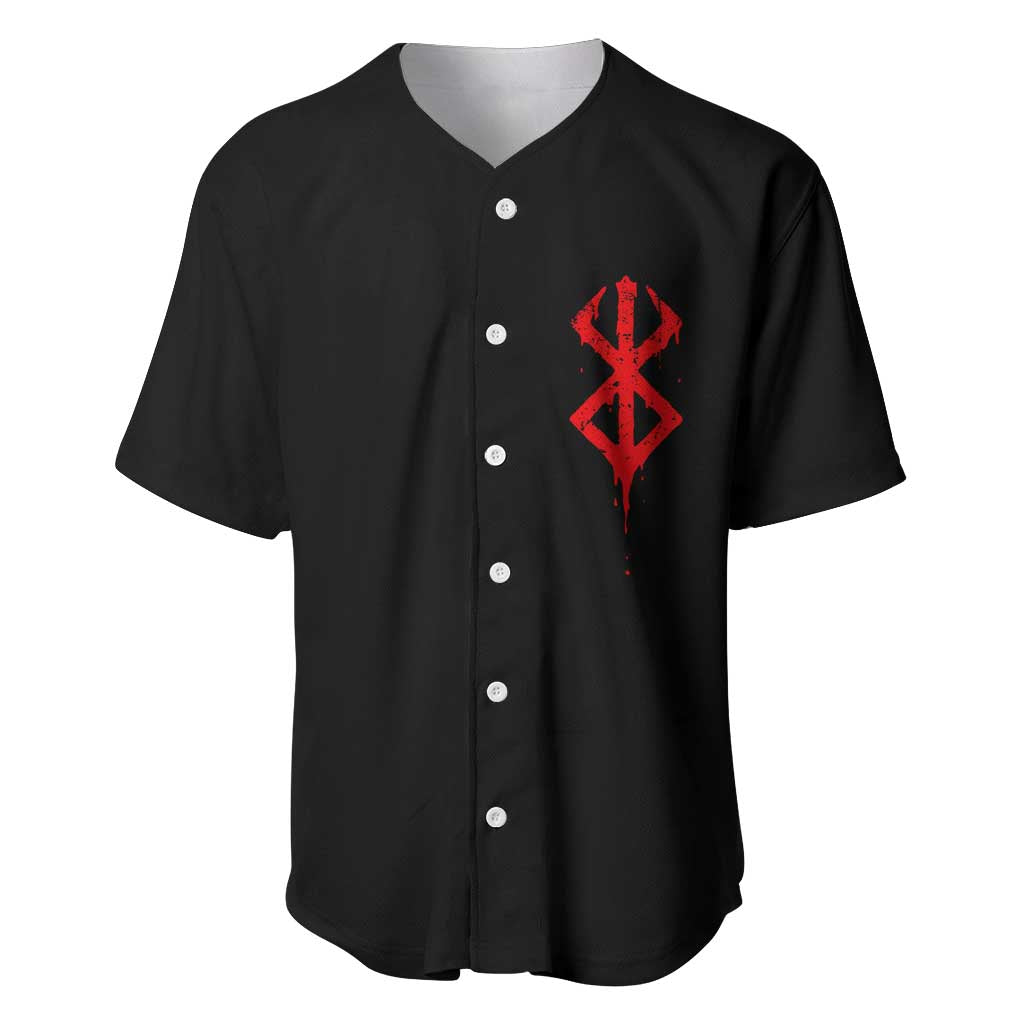 Guts Berserk Baseball Jersey Anime Style