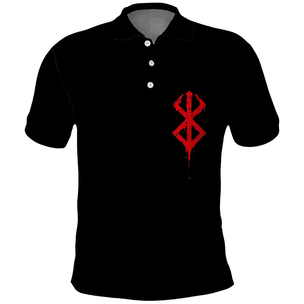 Guts Berserk Polo Shirt Anime Style