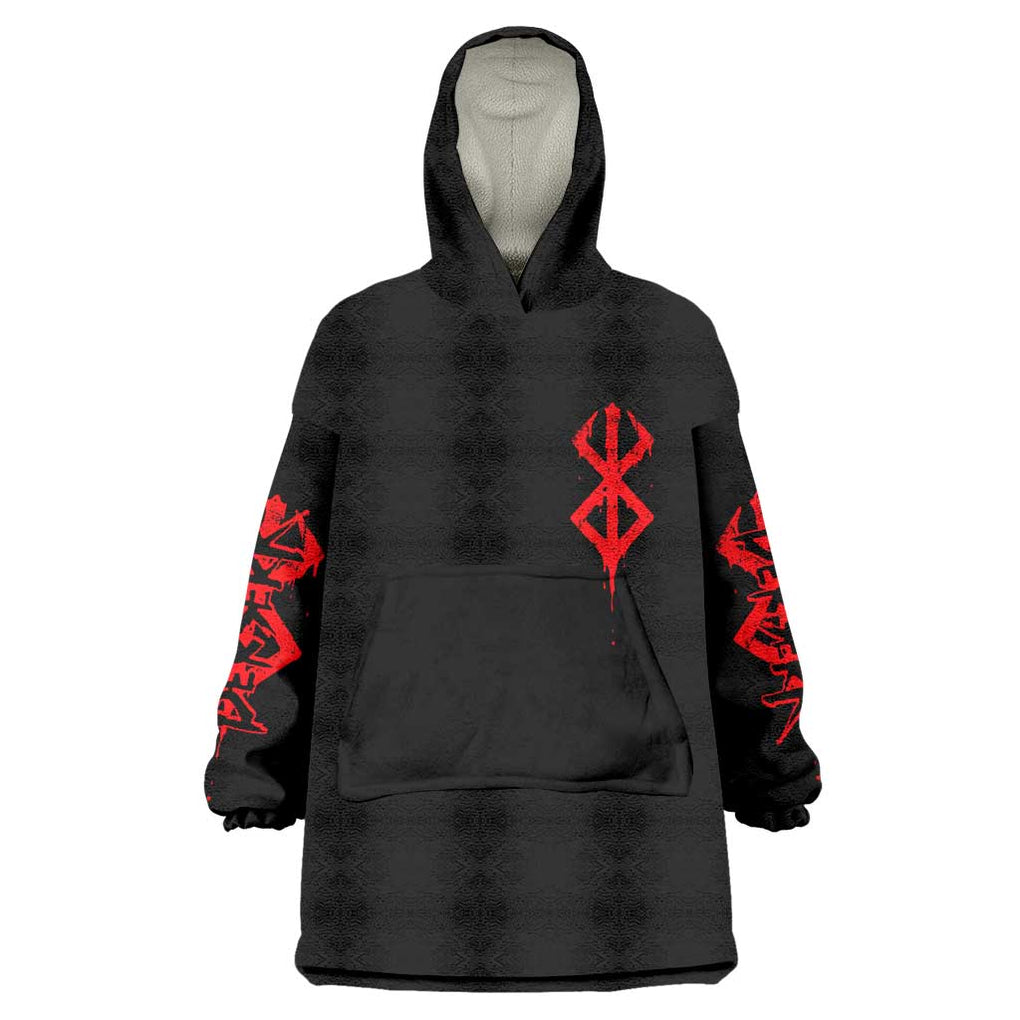 Guts Berserk Wearable Blanket Hoodie Anime Style