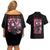 Uchiha Itachi Naruto Shippuden Couples Matching Off Shoulder Short Dress and Hawaiian Shirt Anime Style