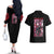 Uchiha Itachi Naruto Shippuden Couples Matching Off The Shoulder Long Sleeve Dress and Hawaiian Shirt Anime Style