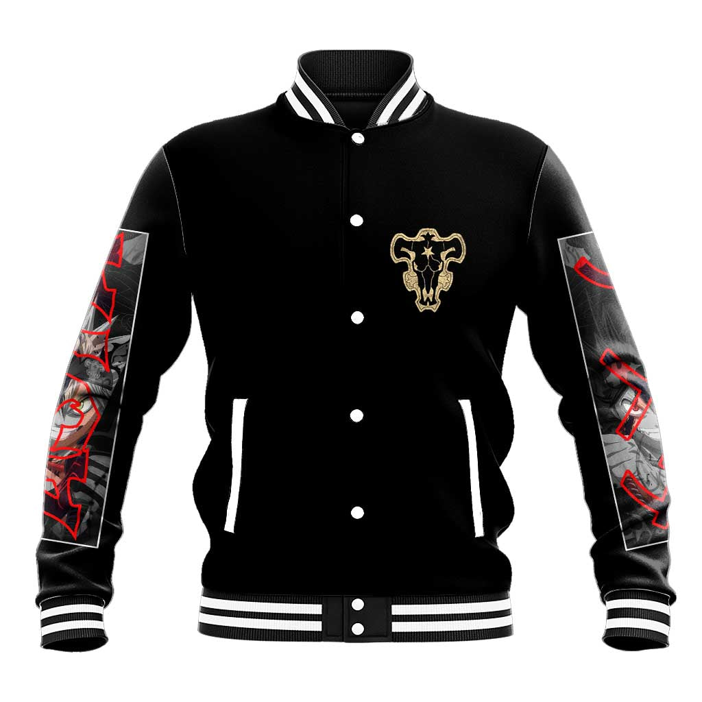 Asta Black Clover Baseball Jacket Anime Style