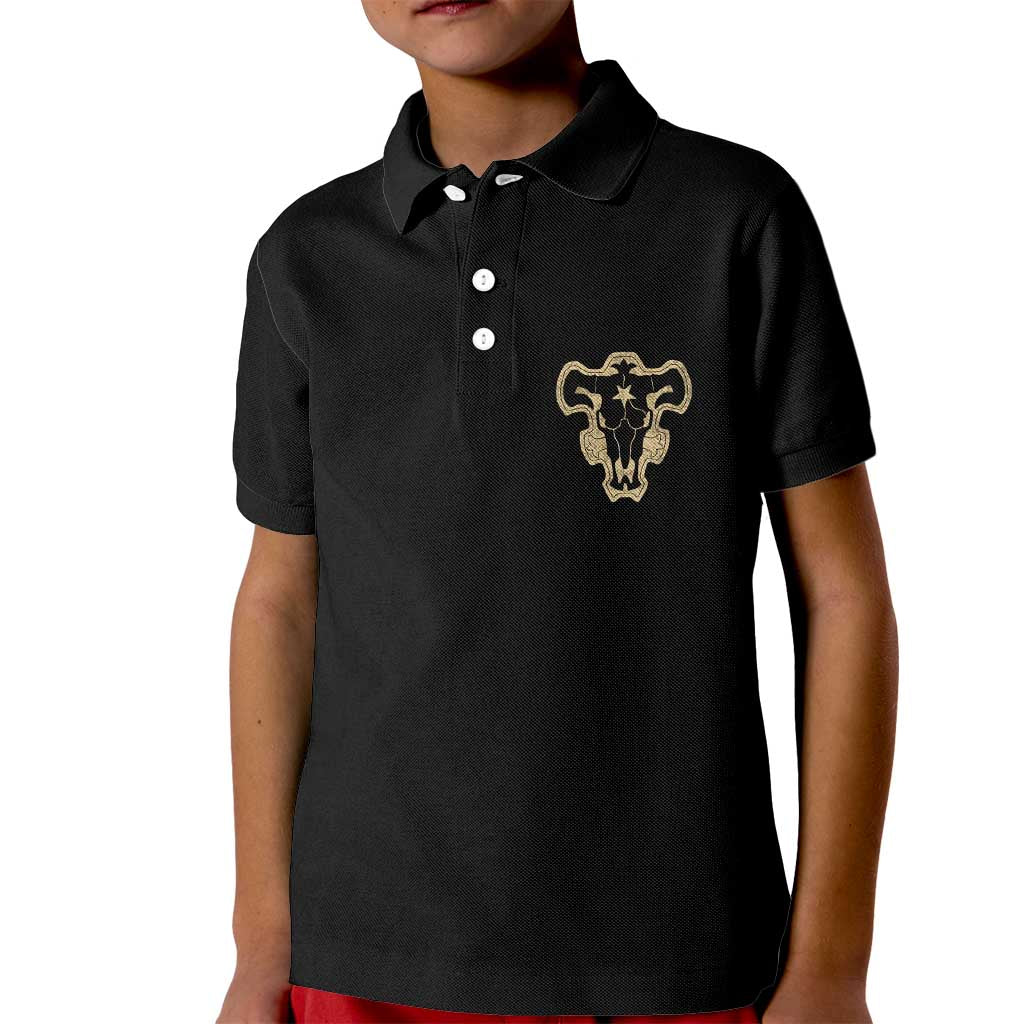 Asta Black Clover Kid Polo Shirt Anime Style