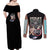 Hashibira Inosuke Demon Slayer Couples Matching Off Shoulder Maxi Dress and Long Sleeve Button Shirt Anime Style