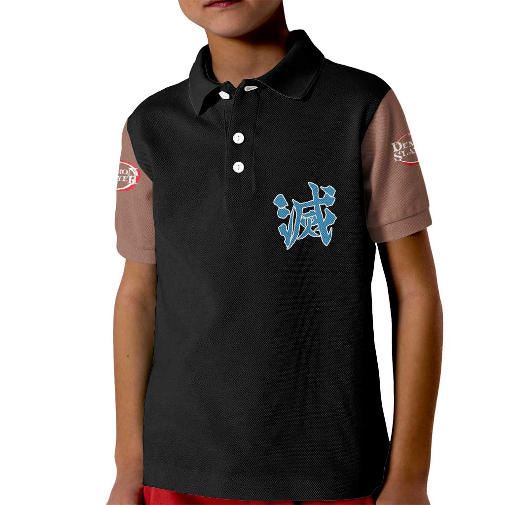 Hashibira Inosuke Demon Slayer Kid Polo Shirt Anime Style