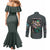 Roronoa Zoro V2 One Piece Couples Matching Mermaid Dress and Long Sleeve Button Shirt Anime Style