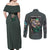 Roronoa Zoro V2 One Piece Couples Matching Off Shoulder Maxi Dress and Long Sleeve Button Shirt Anime Style