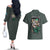 Roronoa Zoro V2 One Piece Couples Matching Off The Shoulder Long Sleeve Dress and Hawaiian Shirt Anime Style