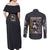 Fushiguro Megumi Jujutsu Kaisen Couples Matching Off Shoulder Maxi Dress and Long Sleeve Button Shirt Anime Style