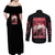 Makima Chainsaw Man Couples Matching Off Shoulder Maxi Dress and Long Sleeve Button Shirt Anime Style