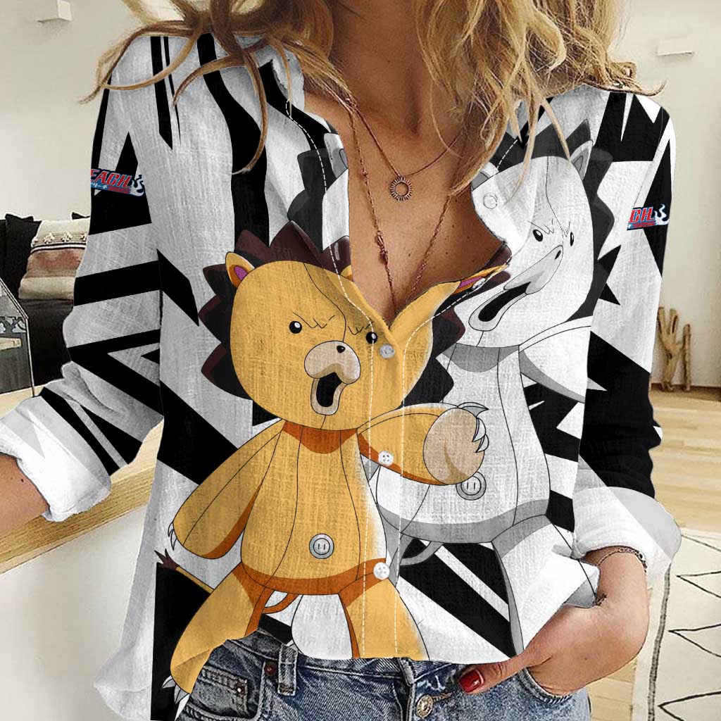 Kon - Bleach Women Casual Shirt Anime Mix Manga Style