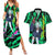 Rebecca Cyberpunk Couples Matching Summer Maxi Dress and Hawaiian Shirt Anime Style