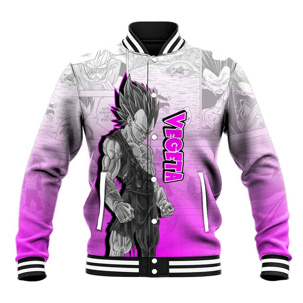 Vegeta - Dragonball Baseball Jacket Anime Mix Manga Style