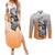 Goku - Dragonball Couples Matching Summer Maxi Dress and Long Sleeve Button Shirt Anime Mix Manga Style