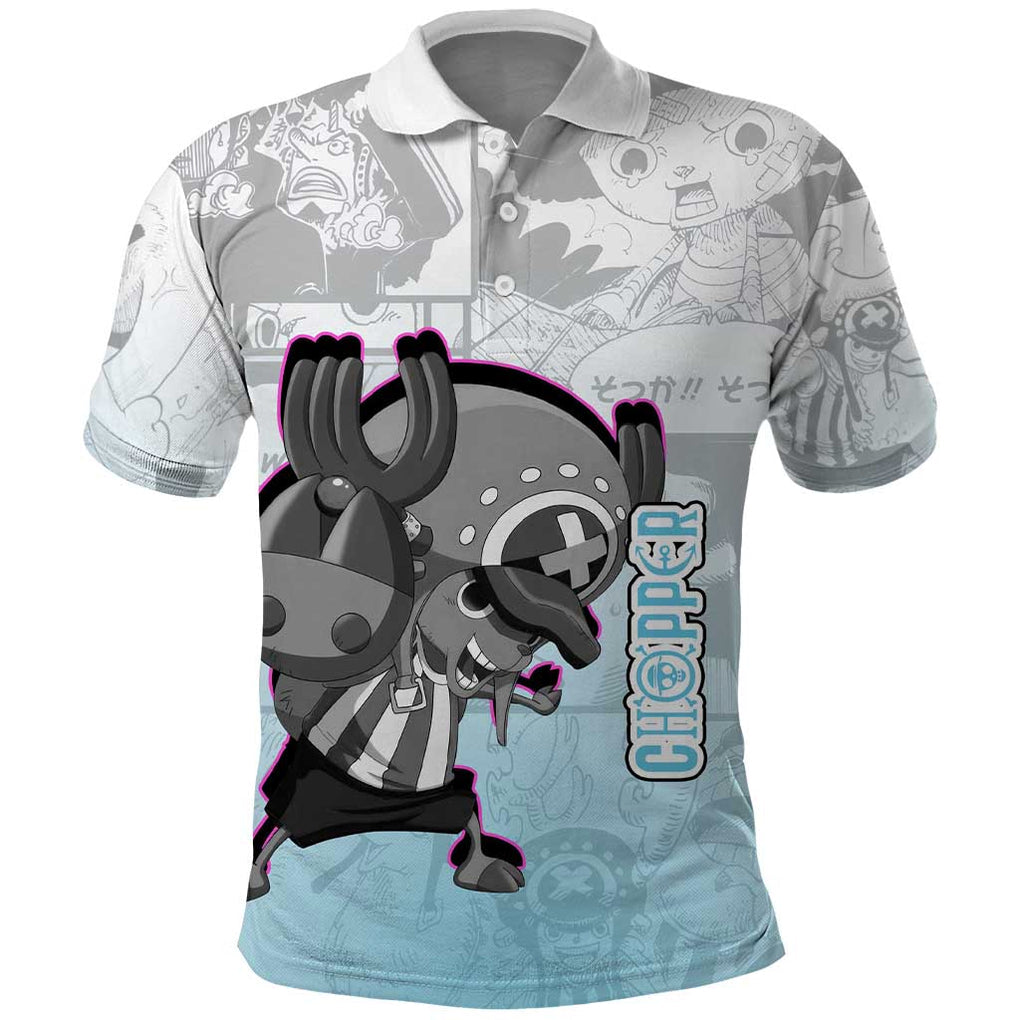 Cute Chopper - One Piece Polo Shirt Anime Mix Manga Style