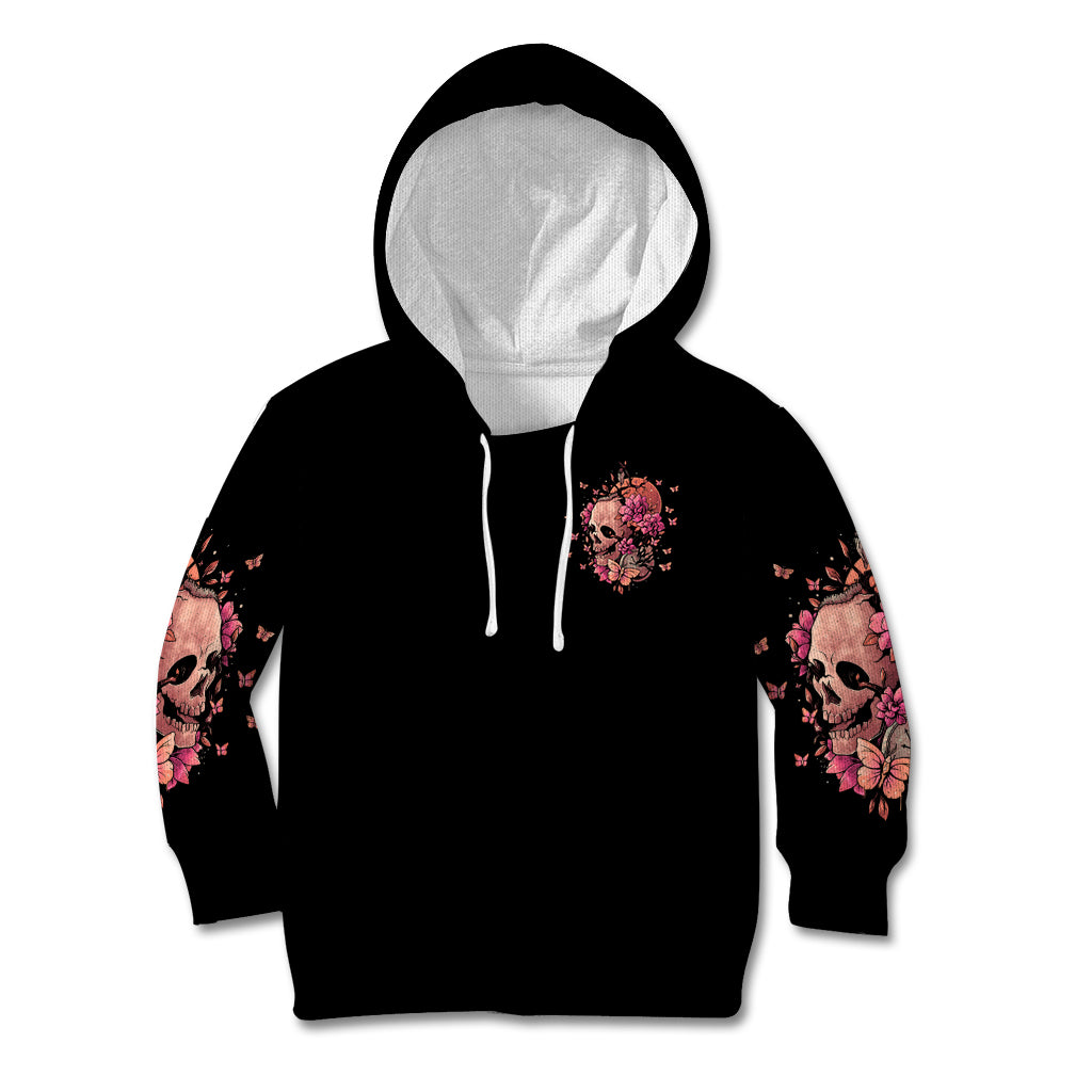 i-am-a-sweet-girl-flower-skull-kid-hoodie