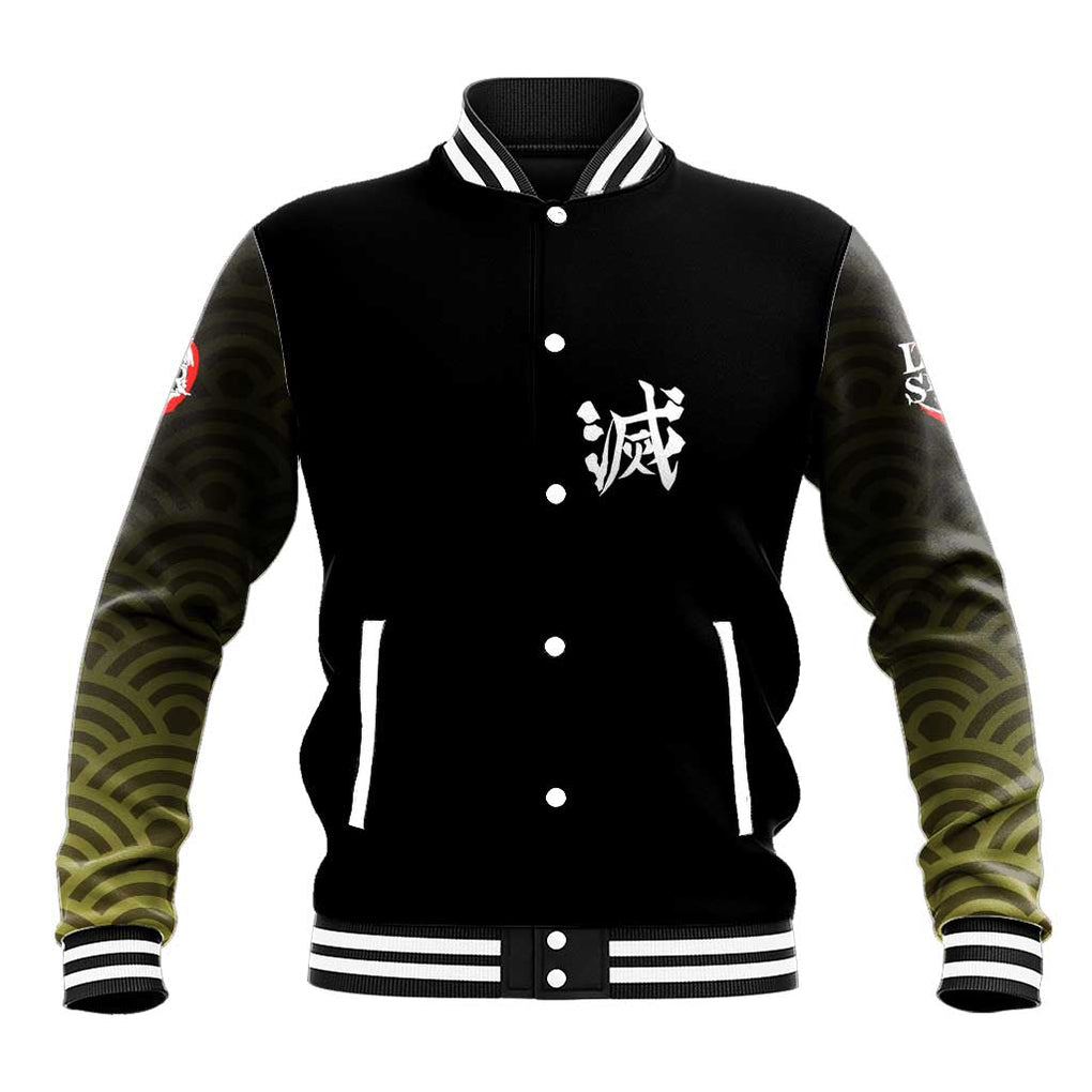 Gyomei Himejima - Kimesu No Yaiba Baseball Jacket Japan Anime Style