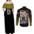 Gyomei Himejima - Kimesu No Yaiba Couples Matching Off Shoulder Maxi Dress and Long Sleeve Button Shirt Japan Anime Style