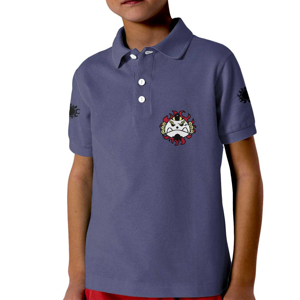 Jinbei One Piece Kid Polo Shirt Anime Style