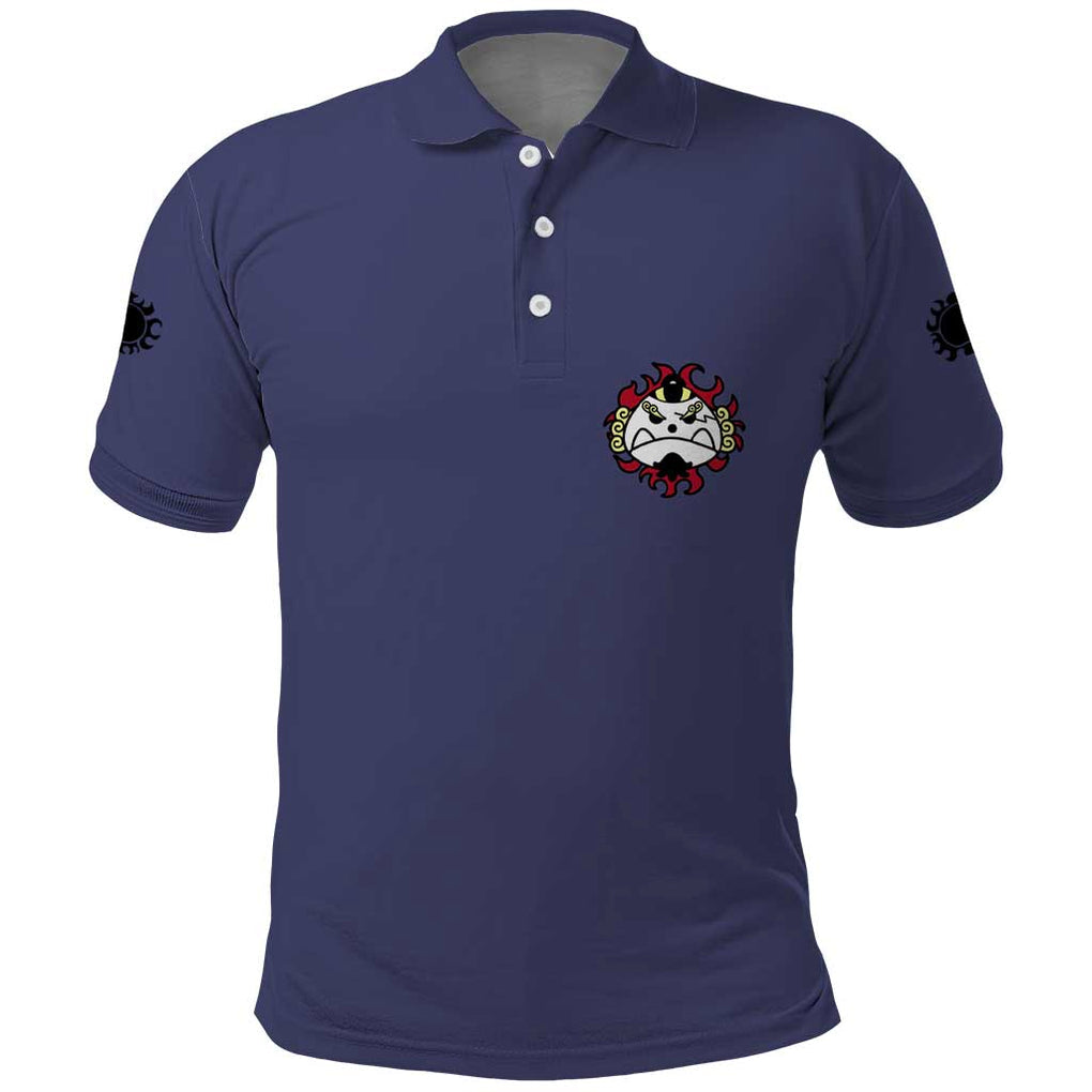 Jinbei One Piece Polo Shirt Anime Style