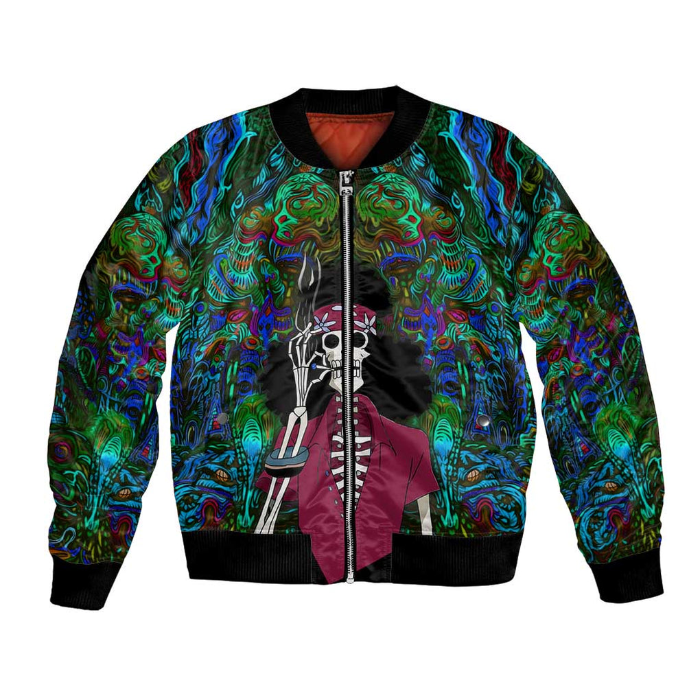 Hippie Trip Brook One Piece Bomber Jacket Anime Mix Trippy Style