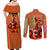 Bowser Mario Bros Couples Matching Off Shoulder Maxi Dress and Long Sleeve Button Shirt Anime Style