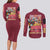 Zero Mega Man Couples Matching Long Sleeve Bodycon Dress and Long Sleeve Button Shirt Anime Style