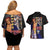 Shanks V2 One Piece Couples Matching Off Shoulder Short Dress and Hawaiian Shirt Anime Style