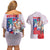 Yamato V2 One Piece Couples Matching Off Shoulder Short Dress and Hawaiian Shirt Anime Style