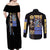 Trafalgar D. Law V3 One Piece Couples Matching Off Shoulder Maxi Dress and Long Sleeve Button Shirt Anime Style