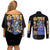 Trafalgar D. Law V3 One Piece Couples Matching Off Shoulder Short Dress and Long Sleeve Button Shirt Anime Style