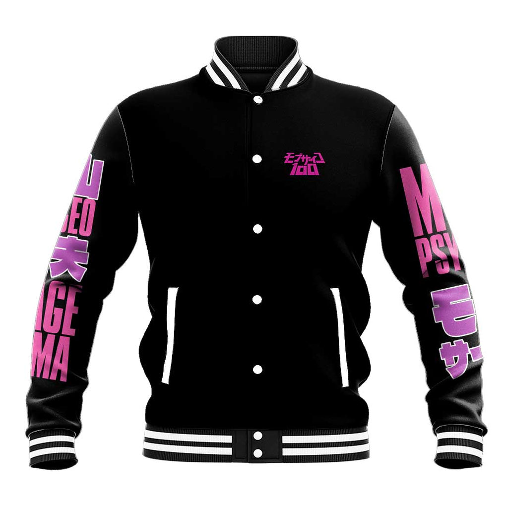 Shigeo Kageyama V3 Mob Psycho 100 Baseball Jacket Anime Style