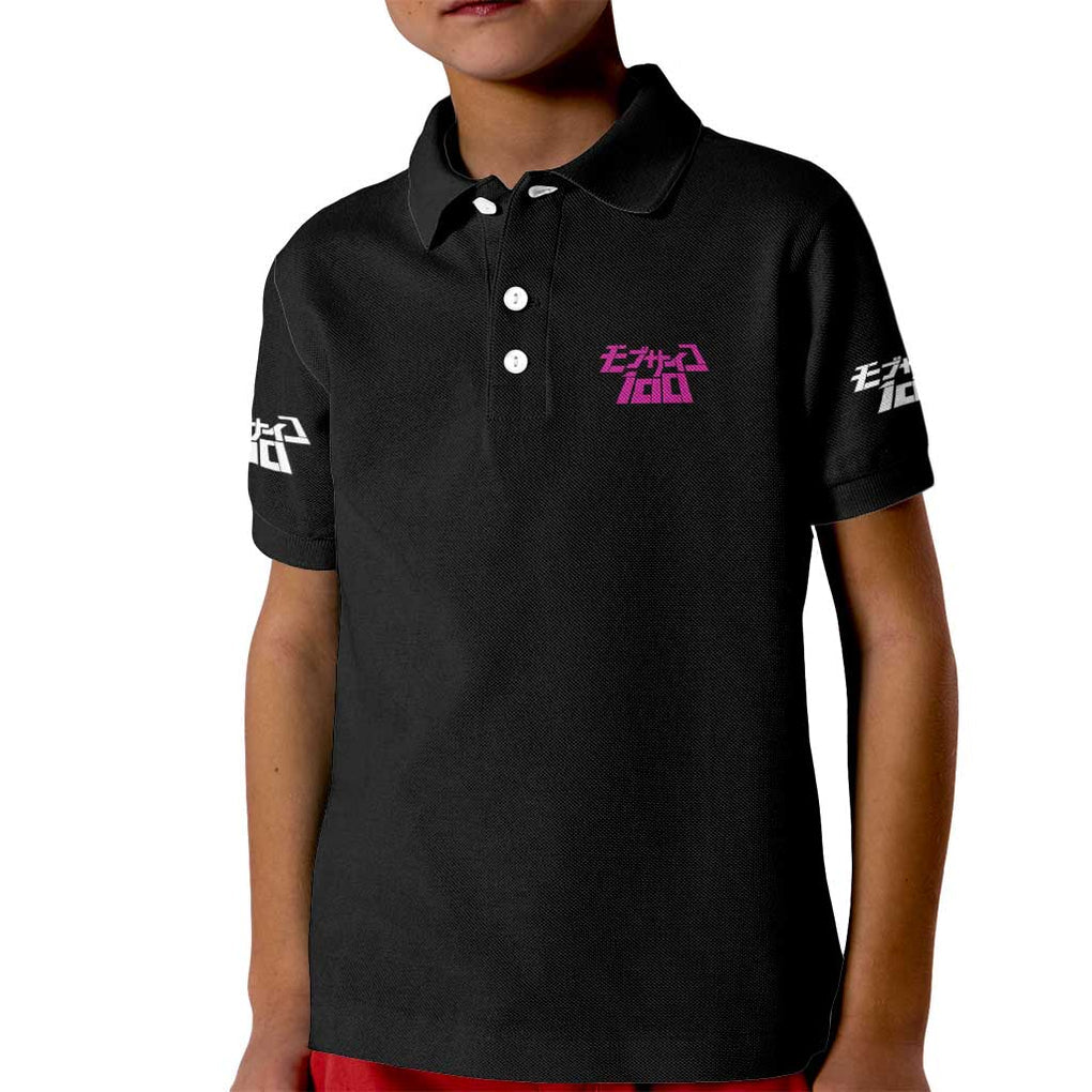 Shigeo Kageyama V3 Mob Psycho 100 Kid Polo Shirt Anime Style