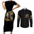 i-am-the-storm-reaper-sunflower-roses-wings-couples-matching-short-sleeve-bodycon-dress-and-long-sleeve-button-shirt