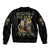 I Am The Storm Reaper Sunflower Roses Wings Bomber Jacket TS04