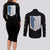 Armin Arlert Couples Matching Long Sleeve Bodycon Dress and Long Sleeve Button Shirt Attack On Titan