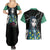 Illumi Zoldyck Couples Matching Summer Maxi Dress and Hawaiian Shirt Hunter X Hunter