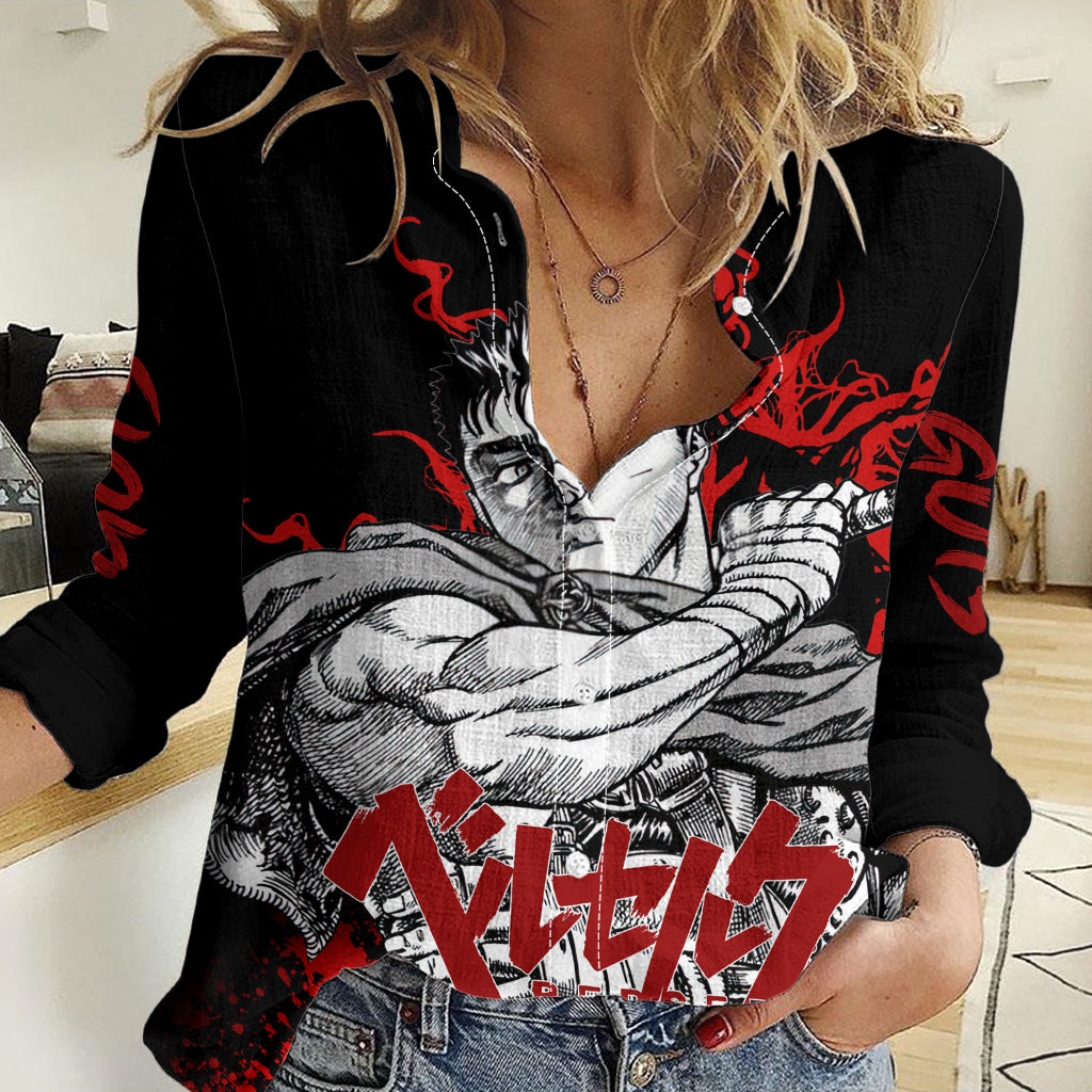 Guts Women Casual Shirt Berserk