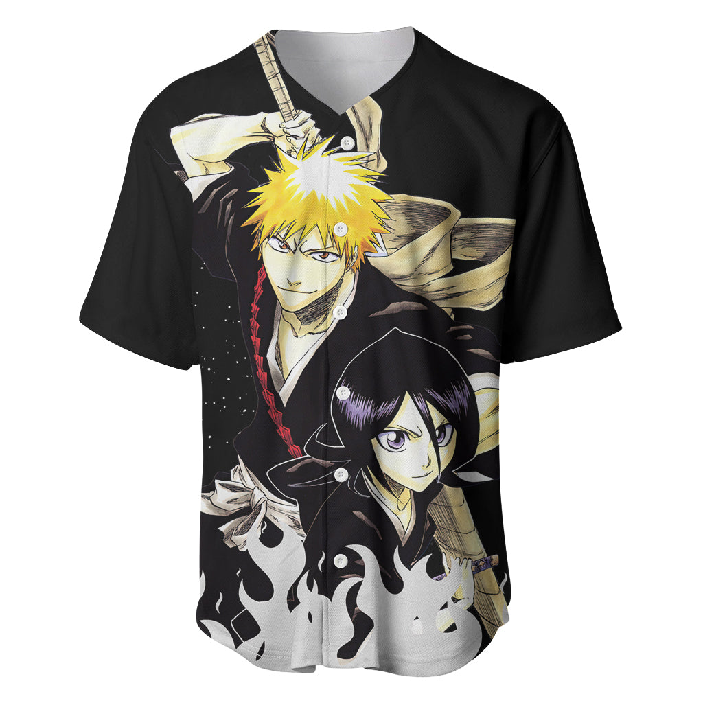 Ichigo and Rukia Baseball Jersey Bleach