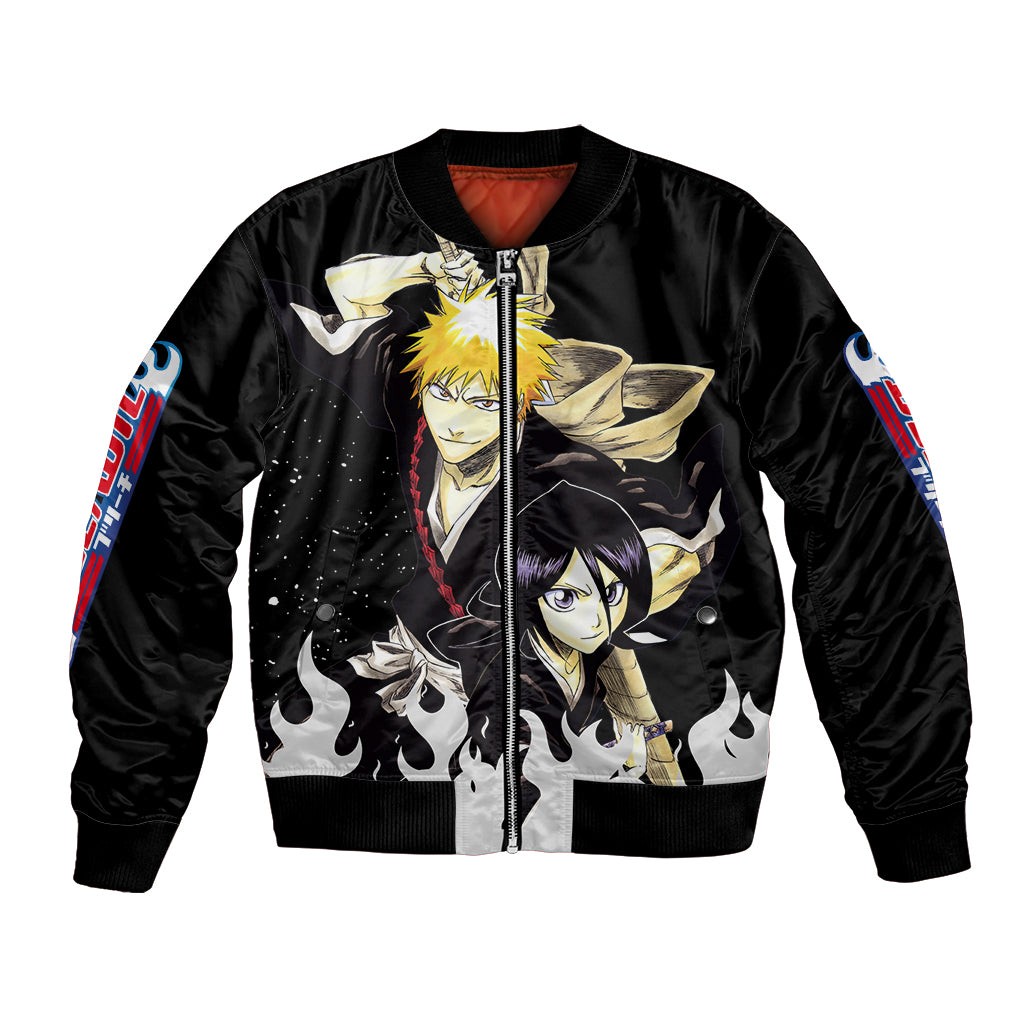 Ichigo and Rukia Bomber Jacket Bleach