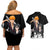 Ichigo and Rukia Couples Matching Off Shoulder Short Dress and Hawaiian Shirt Bleach