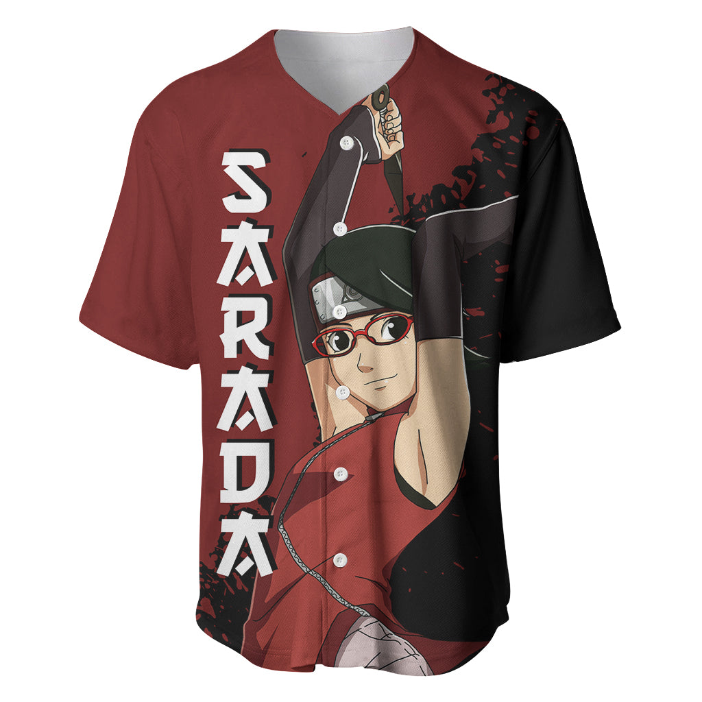 Sarada Uchiha Baseball Jersey Boruto