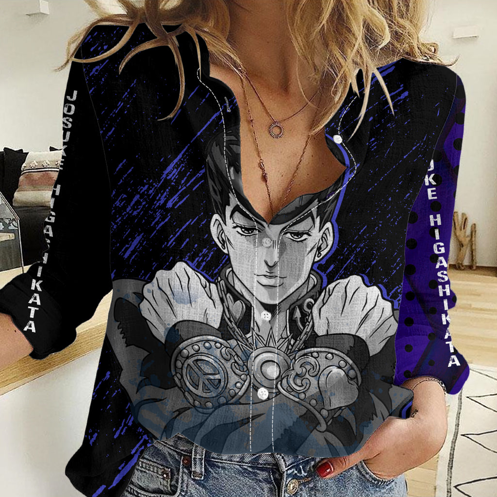 Josuke Higashikata Women Casual Shirt JJBAs