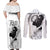 Toji Fushiguro - Jujutsu Kaisen Couples Matching Off Shoulder Maxi Dress and Long Sleeve Button Shirt Anime Mix Manga Style