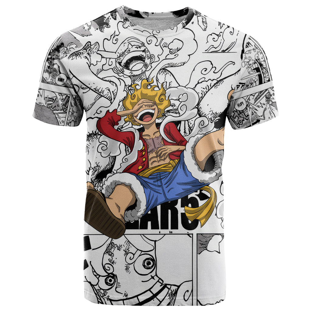 Luffy Gear 5 Awakening - One Piece T Shirt Anime Mix Manga Style