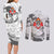 Portgas D.Ace - One Piece Couples Matching Long Sleeve Bodycon Dress and Long Sleeve Button Shirt Anime Mix Manga Style