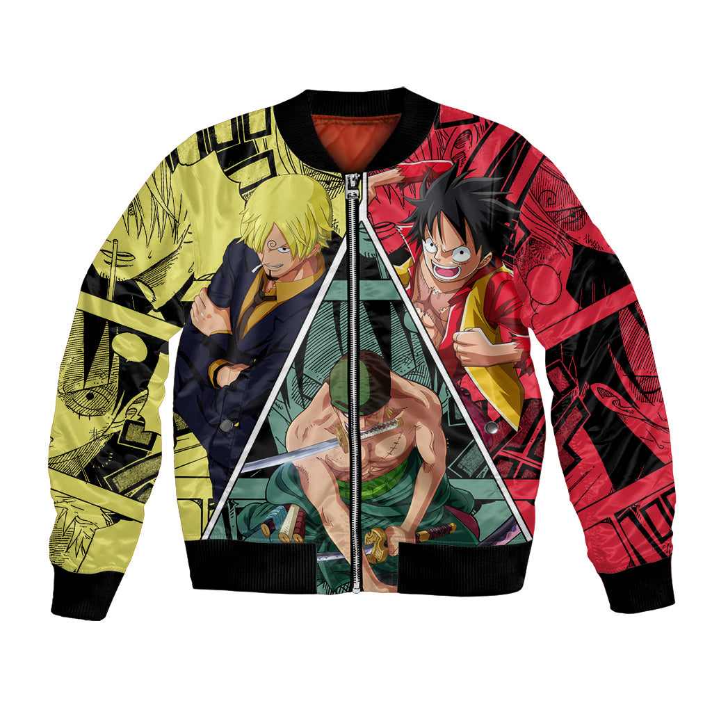 Luffy X Sanji X Zoro - One Piece Bomber Jacket Anime Style