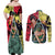 Luffy X Sanji X Zoro - One Piece Couples Matching Off Shoulder Maxi Dress and Long Sleeve Button Shirt Anime Style